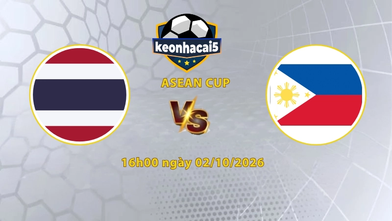 Soi kèo Thái Lan vs Philippines, 16h00 ngày 02/10, FIFA ASEAN Cup 2026: Củng cố ngôi đầu.